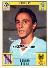 Sticker Sergio Silva - FIFA World Cup Mexico 1970 - Panini