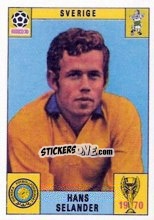 Cromo Hans Selander - FIFA World Cup Mexico 1970 - Panini