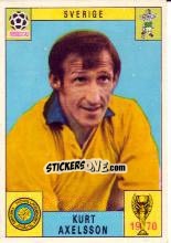Sticker Kurt Axelsson - FIFA World Cup Mexico 1970 n. 145 - Panini