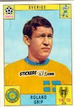 Cromo Roland Grip - FIFA World Cup Mexico 1970 - Panini