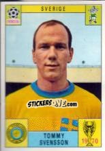 Sticker Tommy Svensson - FIFA World Cup Mexico 1970 n. 148 - Panini