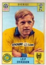 Cromo Leif Eriksson - FIFA World Cup Mexico 1970 - Panini