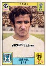 Sticker Shraga Bar - FIFA World Cup Mexico 1970 n. 158 - Panini