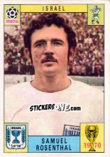 Sticker Samuel Rosenthal - FIFA World Cup Mexico 1970 n. 162 - Panini