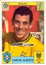 Sticker Carlos Alberto - FIFA World Cup Mexico 1970 n. 172 - Panini