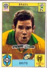 Figurina Brito - FIFA World Cup Mexico 1970 - Panini