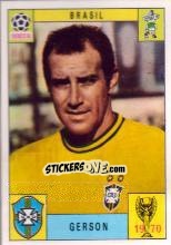 Sticker Gerson - FIFA World Cup Mexico 1970 n. 178 - Panini
