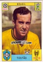 Sticker Tostao - FIFA World Cup Mexico 1970 n. 179 - Panini