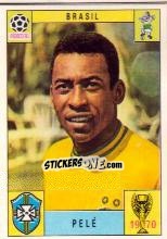 Cromo Pele - FIFA World Cup Mexico 1970 - Panini