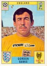 Sticker Gordon Banks - FIFA World Cup Mexico 1970 n. 188 - Panini
