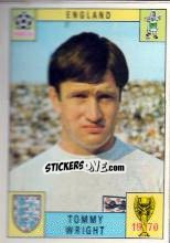 Sticker Tommy Wright - FIFA World Cup Mexico 1970 - Panini