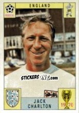 Sticker Jack Charlton - FIFA World Cup Mexico 1970 n. 193 - Panini