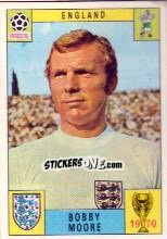 Cromo Bobby Moore - FIFA World Cup Mexico 1970 - Panini