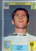 Figurina Alan Ball - FIFA World Cup Mexico 1970 n. 198 - Panini