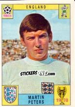 Cromo Martin Peters - FIFA World Cup Mexico 1970 n. 200 - Panini