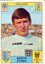 Cromo Martin Peters - FIFA World Cup Mexico 1970 - Panini