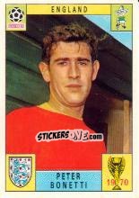 Cromo Peter Bonetti - FIFA World Cup Mexico 1970 n. 201 - Panini