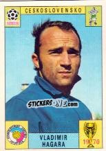 Sticker Vladimir Hagara - FIFA World Cup Mexico 1970 n. 207 - Panini