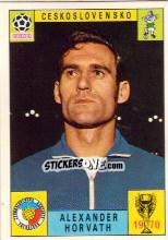 Sticker Alexander Horvath - FIFA World Cup Mexico 1970 - Panini