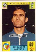 Sticker Alexander Horvath - FIFA World Cup Mexico 1970 n. 208 - Panini