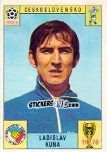 Sticker Ladislav Kuna - FIFA World Cup Mexico 1970 n. 211 - Panini