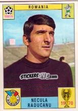 Sticker Necula Raducanu - FIFA World Cup Mexico 1970 n. 218 - Panini