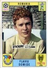 Sticker Flaviu Domide - FIFA World Cup Mexico 1970 - Panini