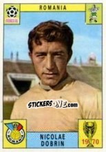 Sticker Nicolae Dobrin - FIFA World Cup Mexico 1970 - Panini