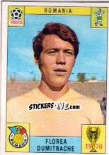 Sticker Florea Dumitrache - FIFA World Cup Mexico 1970 - Panini