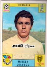 Sticker Mircea Lucescu - FIFA World Cup Mexico 1970 - Panini