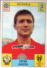 Sticker Peter Zhecov - FIFA World Cup Mexico 1970 n. 243 - Panini