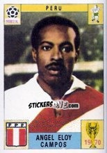 Sticker Angel Eloy Campos - FIFA World Cup Mexico 1970 n. 248 - Panini