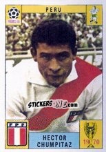 Sticker Hector Chumpitaz - FIFA World Cup Mexico 1970 - Panini