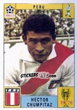 Figurina Hector Chumpitaz - FIFA World Cup Mexico 1970 - Panini