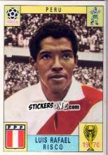 Sticker Luis Pafael Risco - FIFA World Cup Mexico 1970 n. 251 - Panini