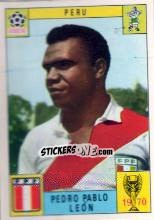 Sticker Pedro Pablo Leon - FIFA World Cup Mexico 1970 n. 255 - Panini