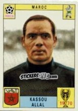 Sticker Kassou Allal - FIFA World Cup Mexico 1970 n. 260 - Panini