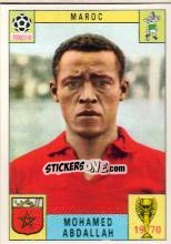 Sticker Mohamed Abdallah - FIFA World Cup Mexico 1970 - Panini