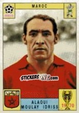 Figurina Alaoui Moulay Idriss - FIFA World Cup Mexico 1970 - Panini