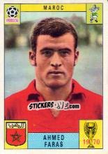 Sticker Ahmed Faras - FIFA World Cup Mexico 1970 n. 269 - Panini