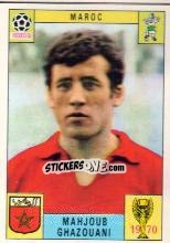 Sticker Mahjoub Ghazouani - FIFA World Cup Mexico 1970 n. 271 - Panini