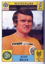 Sticker Sepp Maier - FIFA World Cup Mexico 1970 n. 275 - Panini