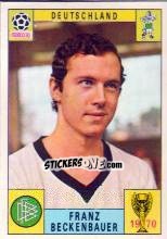 Sticker Franz Beckenbauer - FIFA World Cup Mexico 1970 n. 278 - Panini