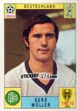 Sticker Gerd Muller - FIFA World Cup Mexico 1970 - Panini