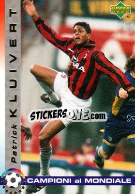 Sticker Patrick Kluivert - Dixan Campioni al Mondiale 1998 n. 45 - Upper Deck