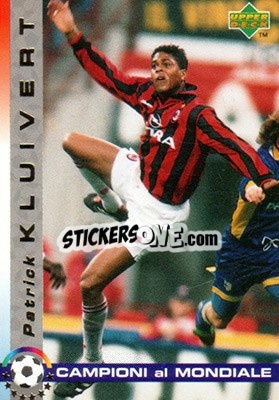 Figurina Patrick Kluivert - Dixan Campioni al Mondiale 1998 - Upper Deck