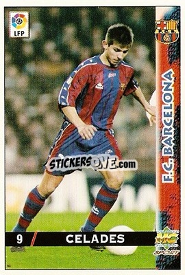 Sticker Celades - Las Fichas De La Liga 1998-1999 - Mundicromo