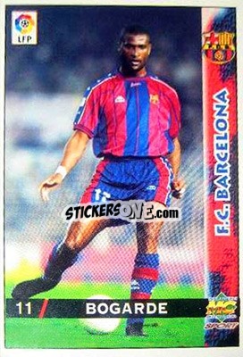 Cromo Bogarde - Las Fichas De La Liga 1998-1999 - Mundicromo