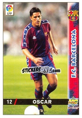 Sticker Oscar - Las Fichas De La Liga 1998-1999 - Mundicromo