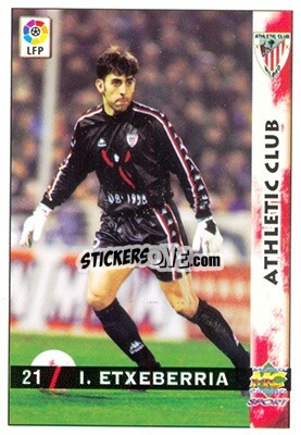 Sticker Imanol Etxeberria - Las Fichas De La Liga 1998-1999 - Mundicromo